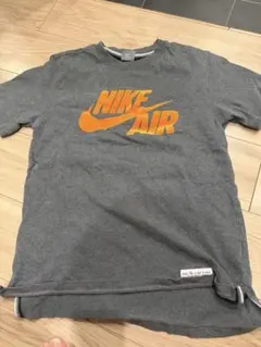 Nike Air Tシャツ グレー オレンジプリント