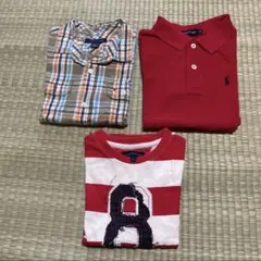 ラルフローレン トミーヒルフィガー シャツ ポロシャツ 3点セット　110センチ