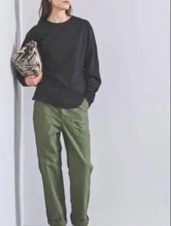 ユナイテッドアローズ クルーネック　ロングスリーブTシャツ　カットソー