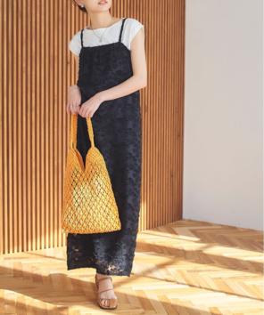 titivate シアージャガードキャミワンピース