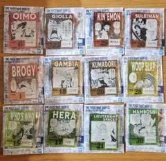 ワンピースベースショップくじアクリルブロックチャーム　まとめ売り 12点