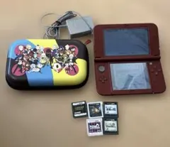 new Nintendo 3DSLL ゲームカセット5つとケース付き