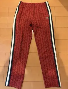 LACOSTE トラックパンツ レッド