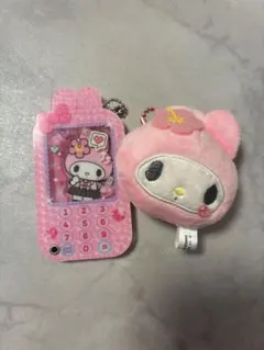 サンリオカスタムアクリルチャーム　ガラケーデザインシリーズ マスコット マイメロ