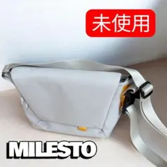 【美品】MILESTO Hutte メッセンジャーバッグ ヒュッテMLS940