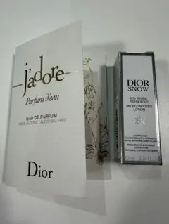 Dior J'adore Parfum d'eau & Snow サンプルのサムネイル