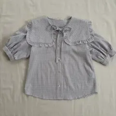 continuer de NICE CLAUP 半袖ブラウス