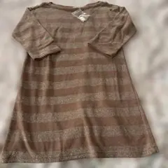 ブラウンゴールド　ワンピース　新品未使用品