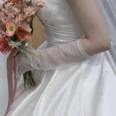 ウエディング　グローブ　手袋　挙式　結婚式　前撮り