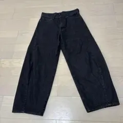 GU ブラック デニムパンツ