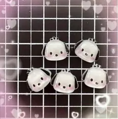 ネイルパーツ　デコパーツ　ポチャッコ　キャラクター　5つ　サンリオ