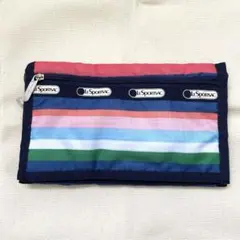 LeSportsac ストライプ ポーチ