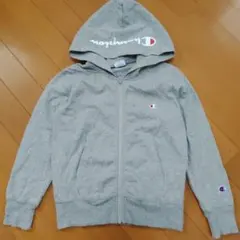 Champion パーカー グレー 130㎝ 薄手 綿100%