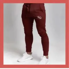 VANQUISH FITNESS ジョガーパンツ レッド