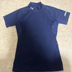 UNDER ARMOUR 半袖アンダーシャツ Y2L ネイビー