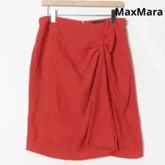 WEEKEND MaxMara 変形 マックスマーラ リネン膝丈スカート Lのサムネイル