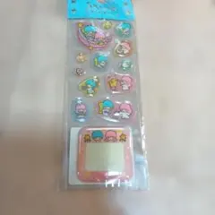 サンリオ　キキララ　エポキシ　シール　レトロ