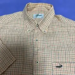 【クロコダイルcrocodile】メンズ半袖シャツM 《麻100%》のサムネイル
