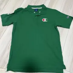Champion グリーン ポロシャツ Lサイズ