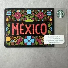 ［未削り］スターバックスカード　海外　希少　限定　メキシコ