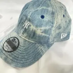 NEW ERA ニューエラ NY ダメージ デニム キャップ スナップバック