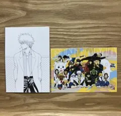 銀魂　スクール セット3年Z組　銀八先生 ステッカー＆ポストカード