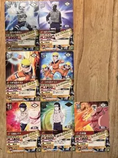 NARUTO ナルティメットカードバトル はたけカカシ 雷切弐連突 含め7枚