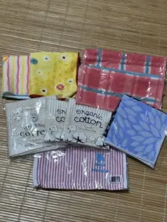 タオルハンカチ　まとめ売り　9枚