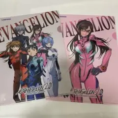 ２点セット　エヴァンゲリオン　ローソン限定オリジナル　クリアファイル