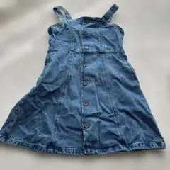 デニムブルー ジャンバースカートGU 120