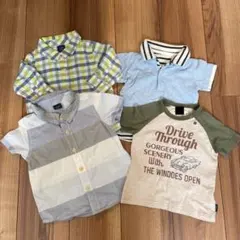 baby Gap など男の子 トップス 4点セット 80cm シャツ Tシャツ