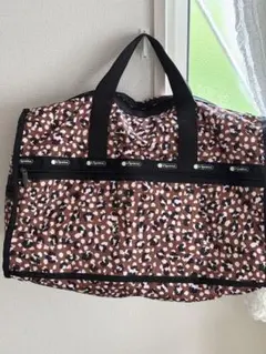 美品　大容量　LeSportsac ヒョウ柄♡ボストンバッグ　旅行バッグ Brandol / LeSportsac レスポートサック ボストンバッグ LARGE