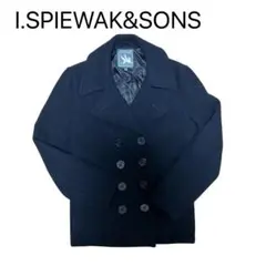 【美品格安】Ｉ.ＳＰＩＥＷＡＫ&ＳＯＮＳ/Ｐコート/黒/Ｓサイズ