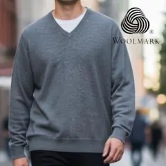 【Jos.A.Bank】メリノウール100%Vネックセーター　ニット
