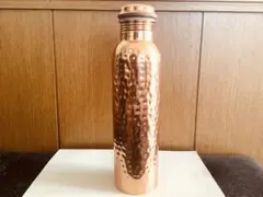純銅 水筒 ボトル 900mlインド ヨガ アーユルヴェーダ - メルカリ