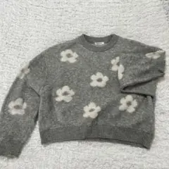 INGNI グレー 花柄 セーター M