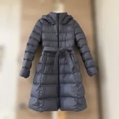 超美品♡ユニクロ　ライトウェイトダウンフーデッドコート ロングダウンジャケット