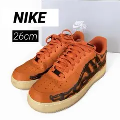 ナイキ NIKE エア フォース 1 スケルトンフォース　オレンジ　26㎝　レアのサムネイル