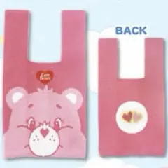 ケアベア ラウンドワン ニットトートバッグ