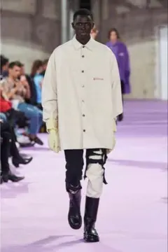 RAF SIMONS/20SS/スリムフィット デストロイデニムパンツのサムネイル