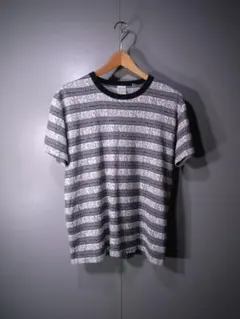 COOTIE PRODUCTIONS ジャガードボーダーTシャツ ペイズリー柄のサムネイル