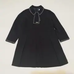 美品 ヒロミチナカノ 長袖ワンピース フォーマル 黒 120 ネクタイ