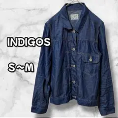 N0284　デニムジャケット　テンセル混　薄手　ライトブルー　F