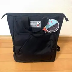 スヌーピートートリュック2WAY黒