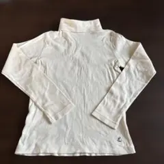 PETIT BATEAU 長袖カットソー 128cm アイボリー