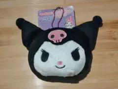 サンリオ　クロミ　ボールチェーン付き顔型ポーチ