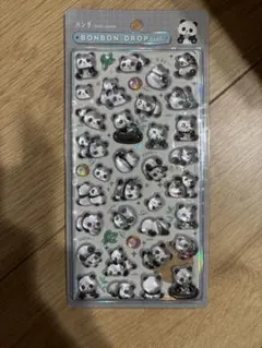 ボンボンドロップシール　パンダ　動物　正規品