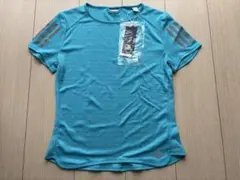 新品タグ付 adidas 半袖シャツ ターコイズ レディース M