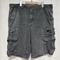 フェイデッドグローリー 無地 カーゴハーフパンツ XXL グレー ビッグサイズのサムネイル