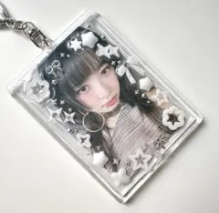 トレカケース　トレカキーホルダー　ウィッシュコア　レジンデコ　Y2K 白